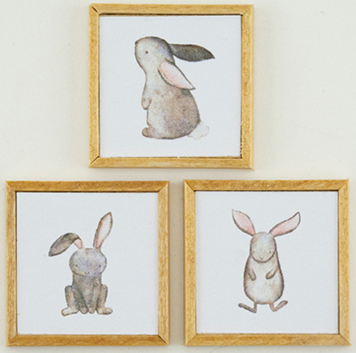 Bunny Picture Set, 3 Piece